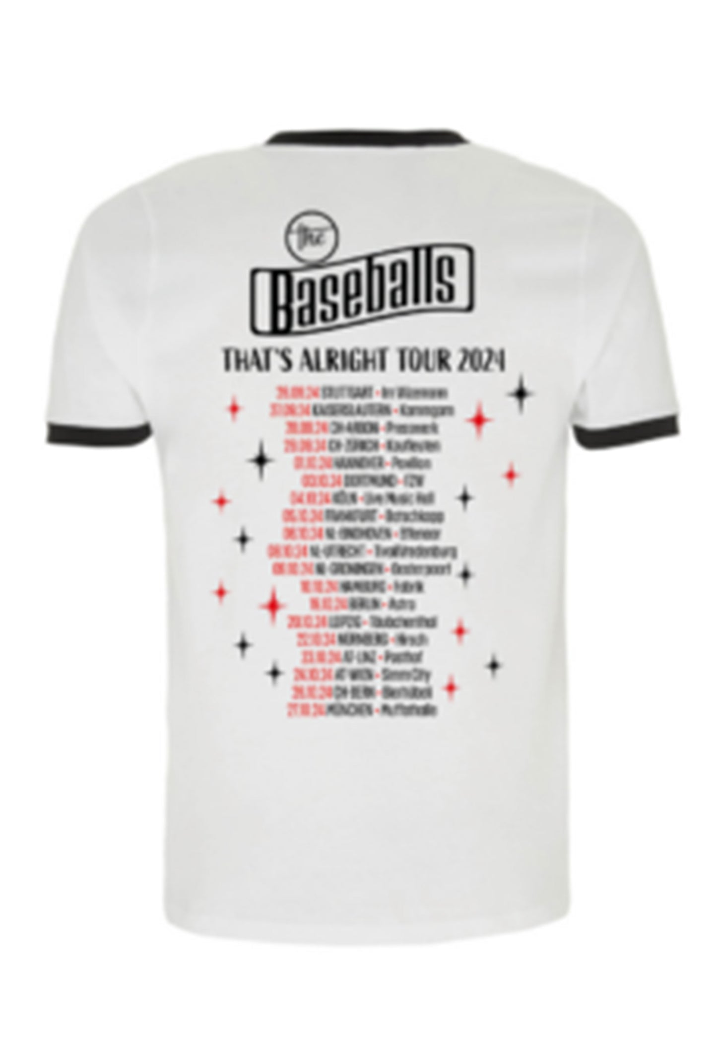 The Baseballs - That´s Alright Tour 2024 - Ringer T-Shirt | Men-Image